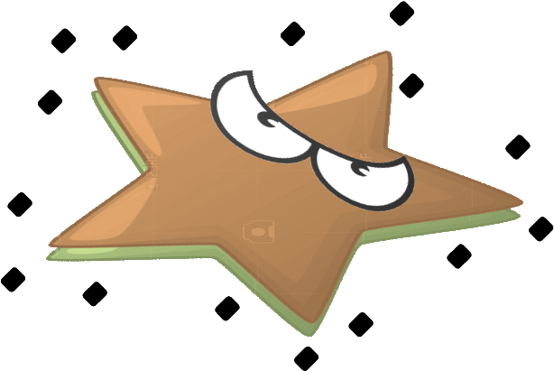 Sea Star Kiwifruit - Gingerbread (846x500), Png Download