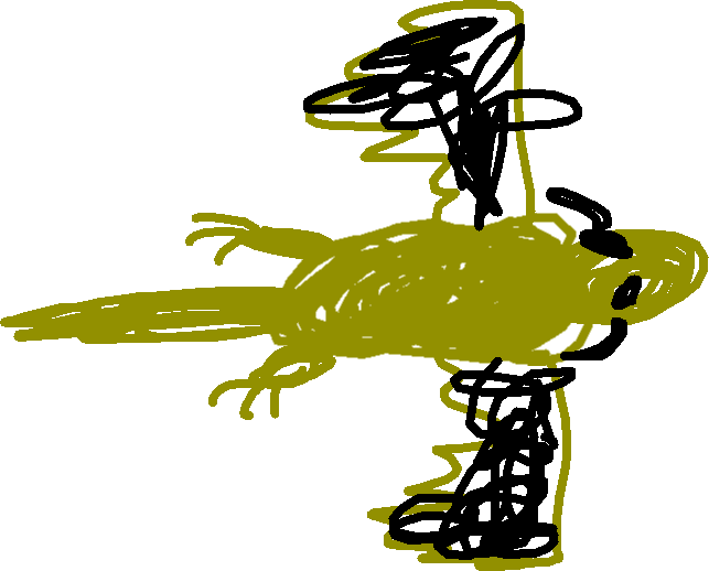 Dragon - Drawing (643x518), Png Download