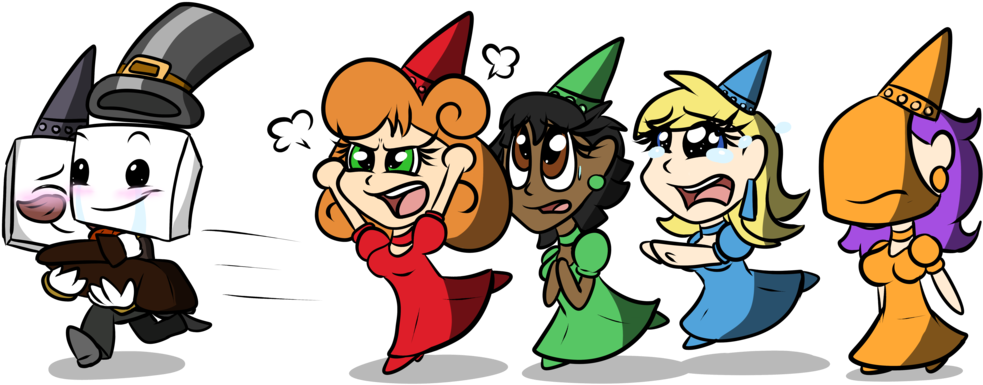 Castle Crashers, My True Love, Theater, Battle, Theatres, - Castle Crashers Lucky Art (1024x527), Png Download