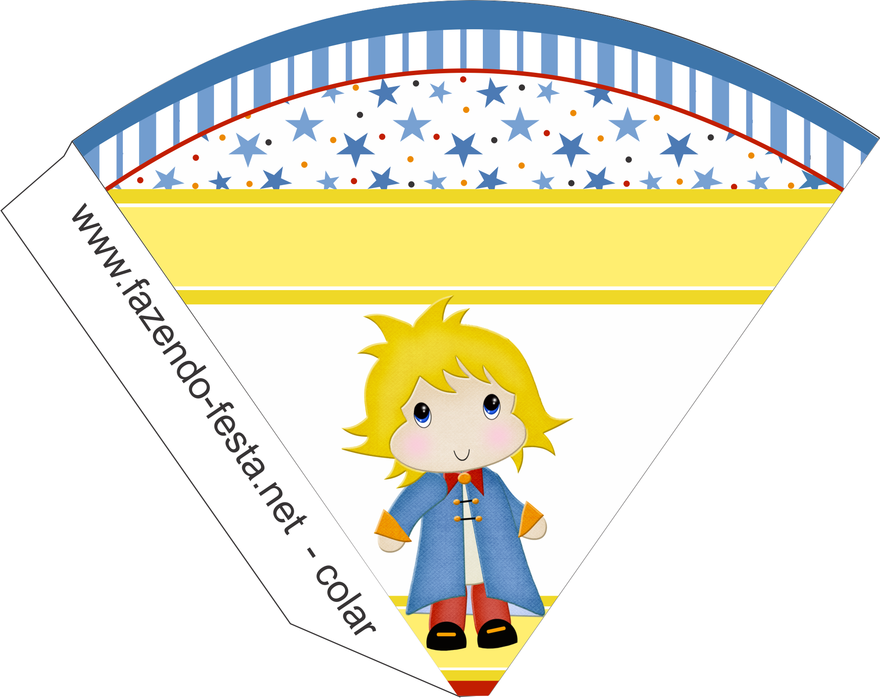 Clipart Pequeno Principe - Topo De Bolo 1 Ano Pequeno Principe Para Imprimir (1777x1410), Png Download