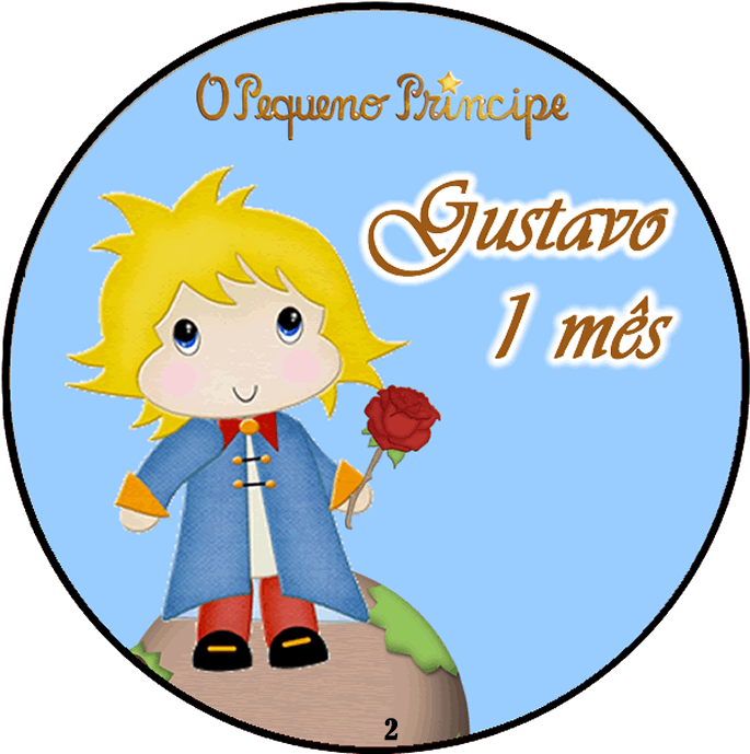 50 Adesivos Personalizados Pequeno Principe - Cartoon (800x780), Png Download
