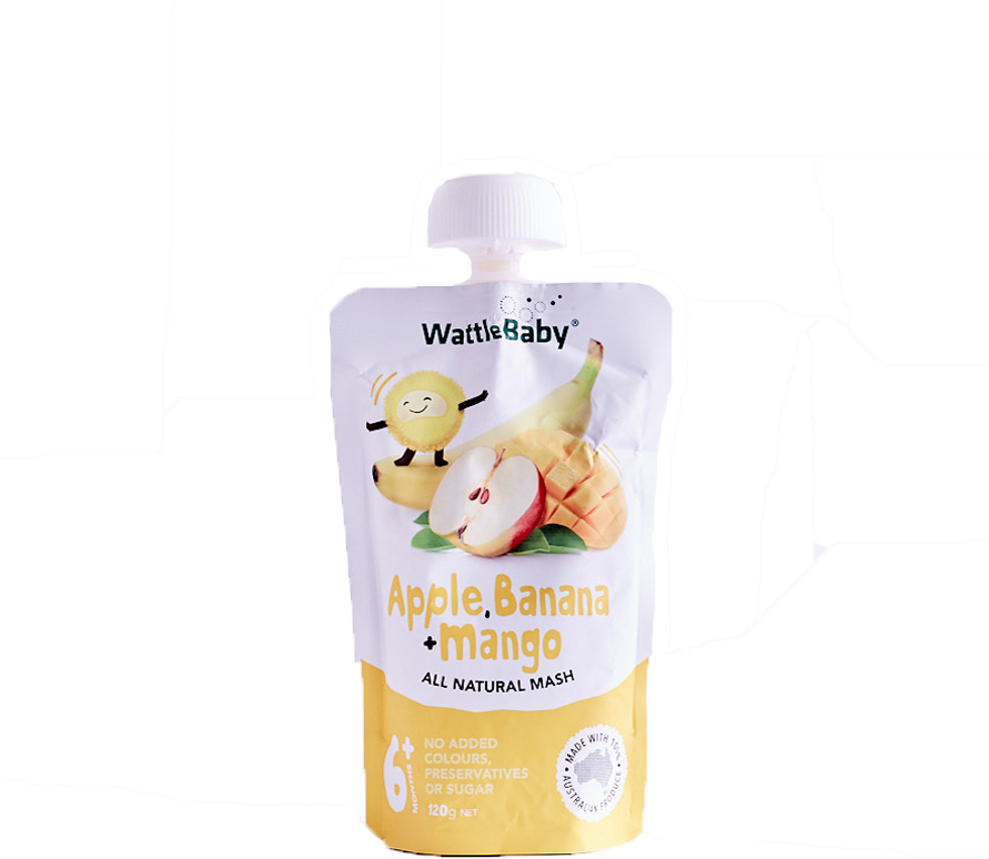 Home / Wattlebaby Natural Baby Food - Food (890x1028), Png Download