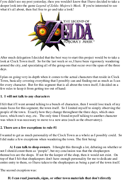 Pdf - Majora's Mask (595x842), Png Download