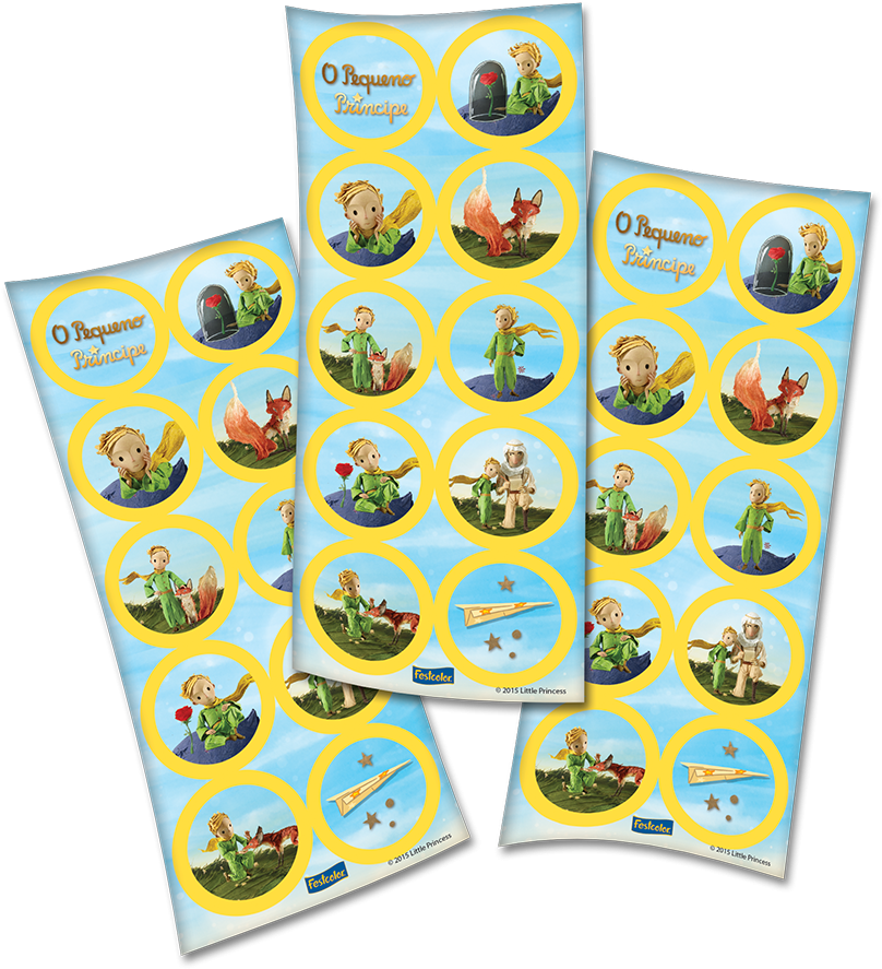 Adesivos Decorativo O Pequeno Príncipe 03 Cartelas - The Little Prince (990x990), Png Download