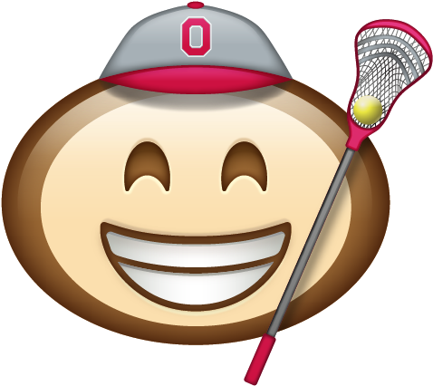 Brutmoji - 2019 Lacrosse - Ohio State Buckeye Emojis (560x560), Png Download