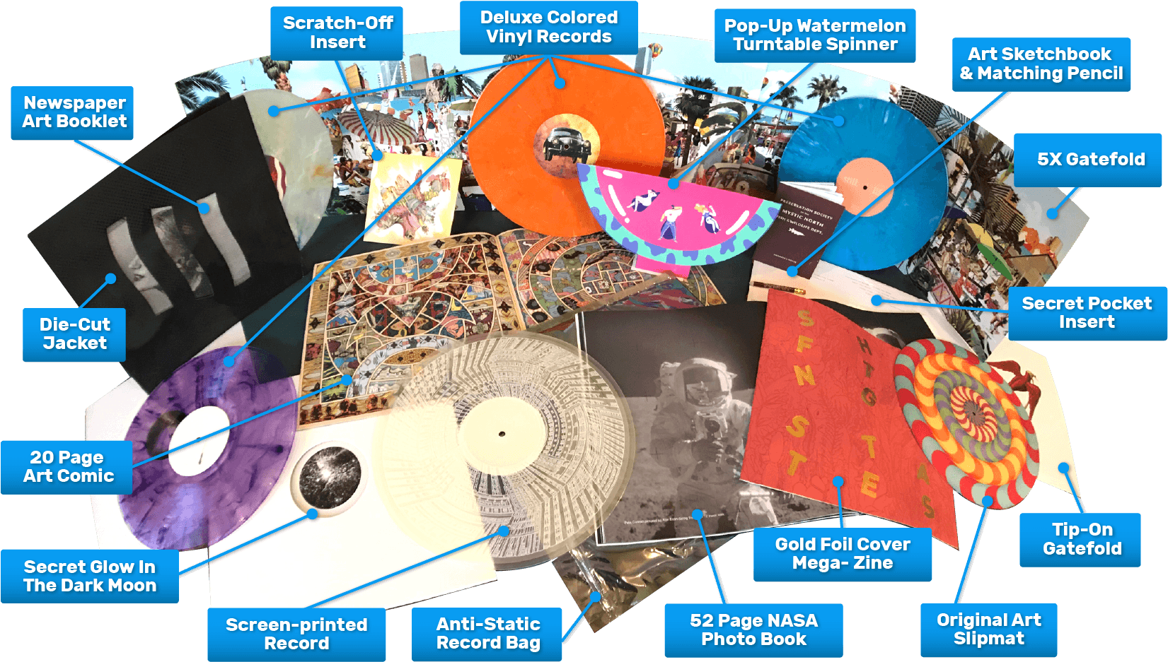 Vinyl Moon Is Curated And Designed By Vinyl Lovers - Fête De La Musique (1710x1007), Png Download