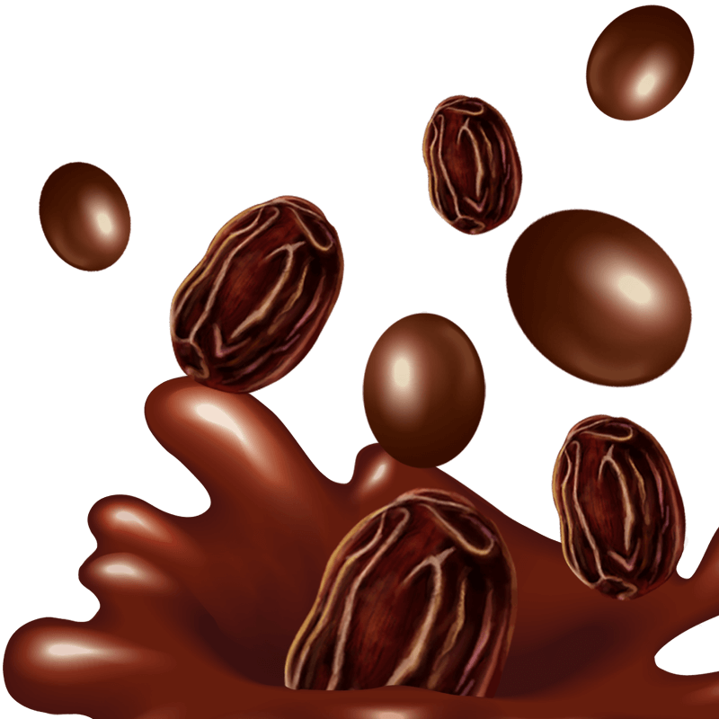 Uvas Con Chocolate - Chocolate Y Mani (800x800), Png Download