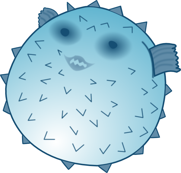 Blowfish Png Clip Art (600x574), Png Download