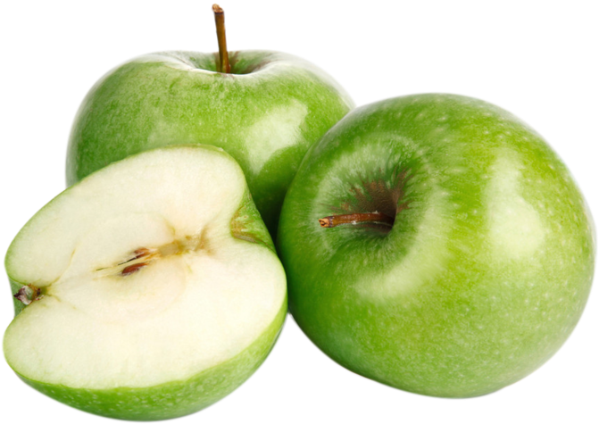 Leaf Apple Manzana Fruit Verde Green - Imagenes De Manzana Verde Png (800x552), Png Download