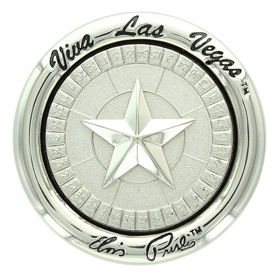 Viva Las Vegas Roulette Wheel - Silver (560x560), Png Download