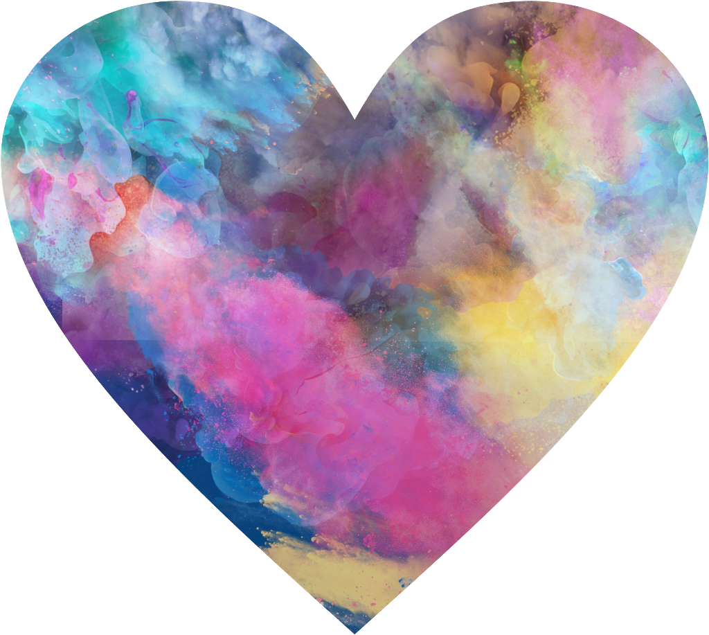 Shapes Sticker - Heart (1024x917), Png Download