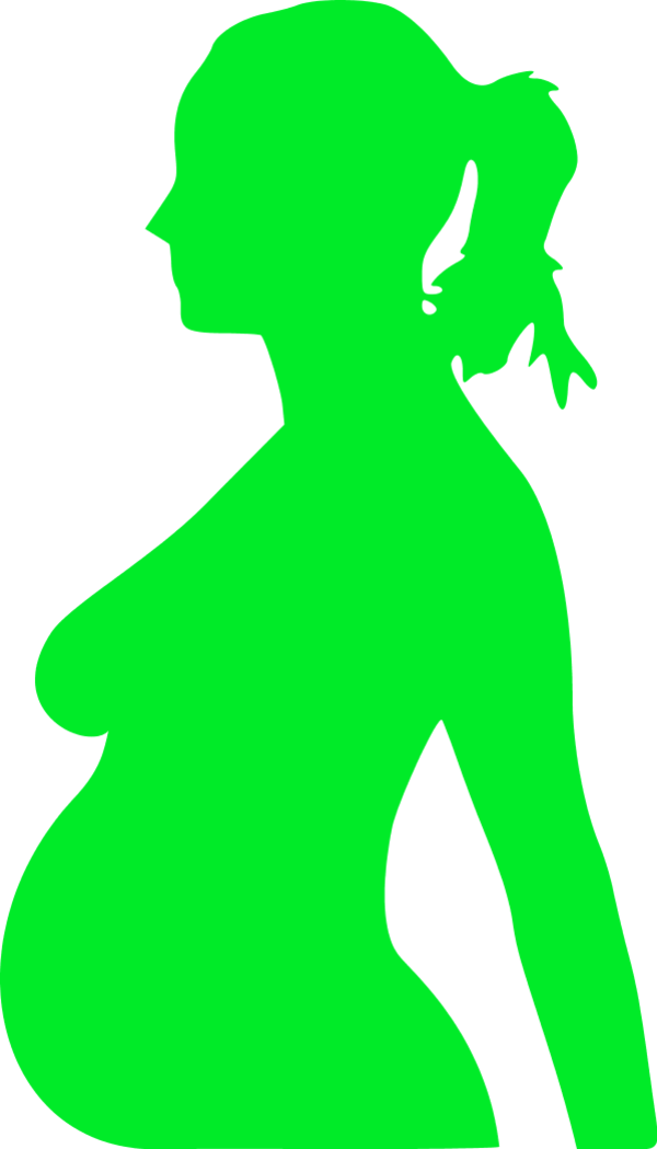 600 X 1049 4 - Pregnant Clip Art (600x1049), Png Download