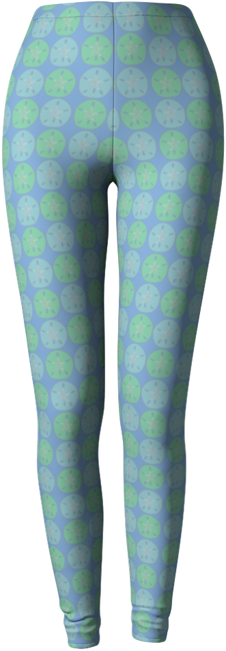 Sand Dollar Leggings By Summer Ties - Tights (1024x1024), Png Download