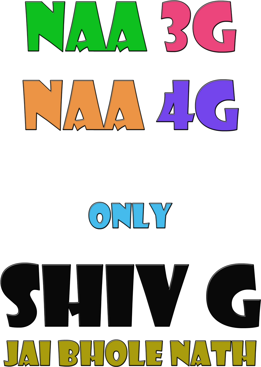 59e989b461547 Desi Quotes, Weird Words, - Na 3g Na 4g Only Shiv Ji (1240x1744), Png Download