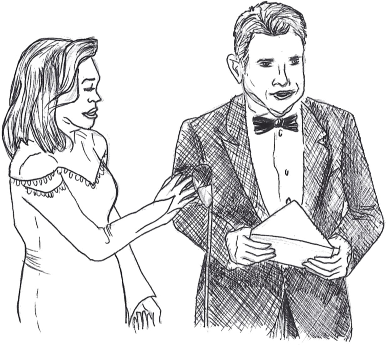 Award Show Scandals - Sketch (1400x1400), Png Download