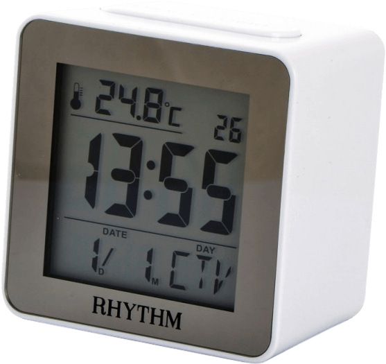 Rhythm Lct076nr03 Type Of Watch Alarm Clock Type Of - Radio Clock (598x561), Png Download