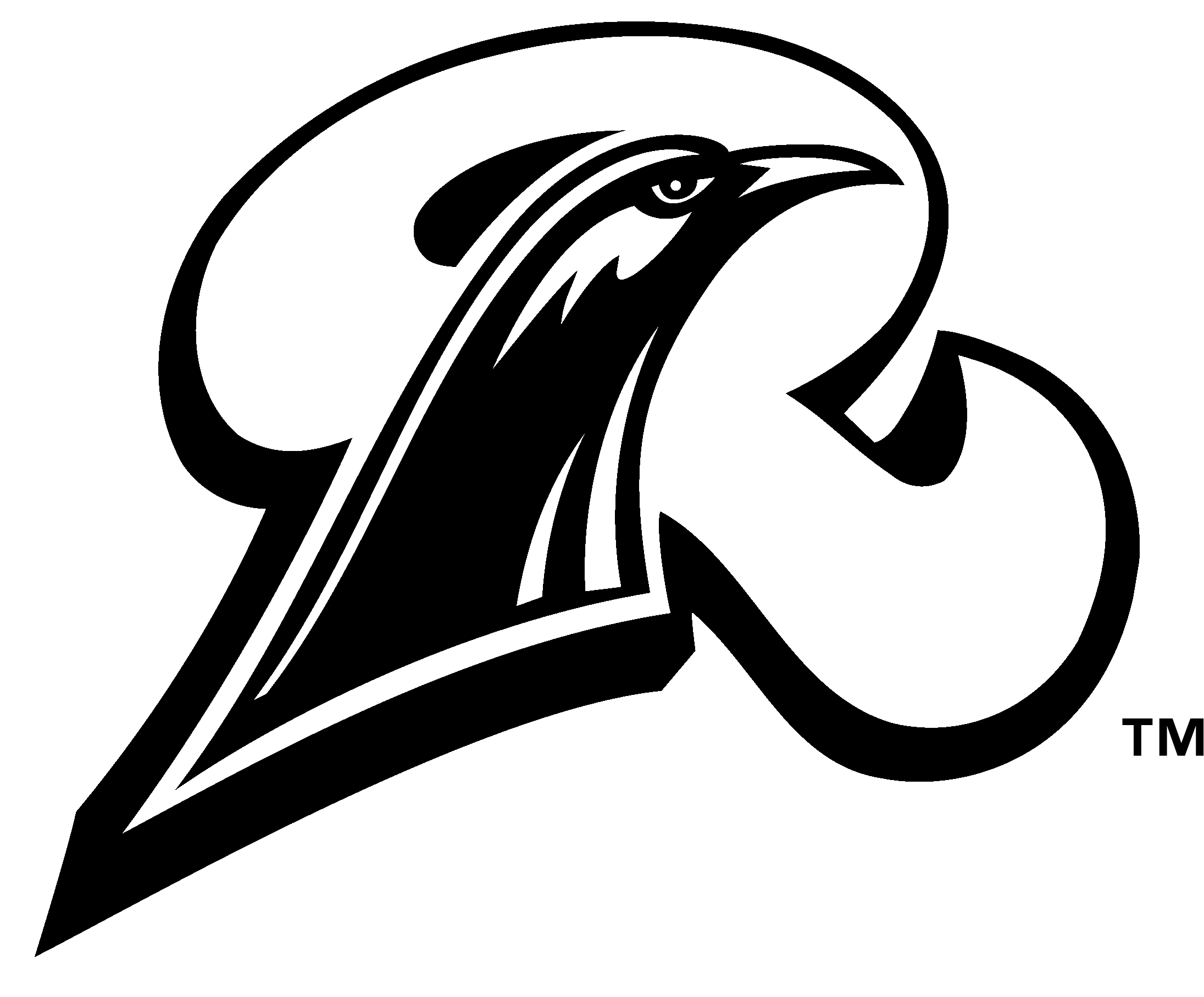 New Haven Ravens Logo Black And White - Illustration (2400x2400), Png Download