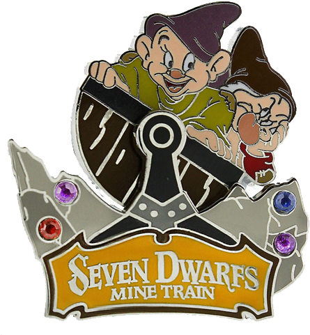Dwarfs Pin - Cartoon (497x648), Png Download