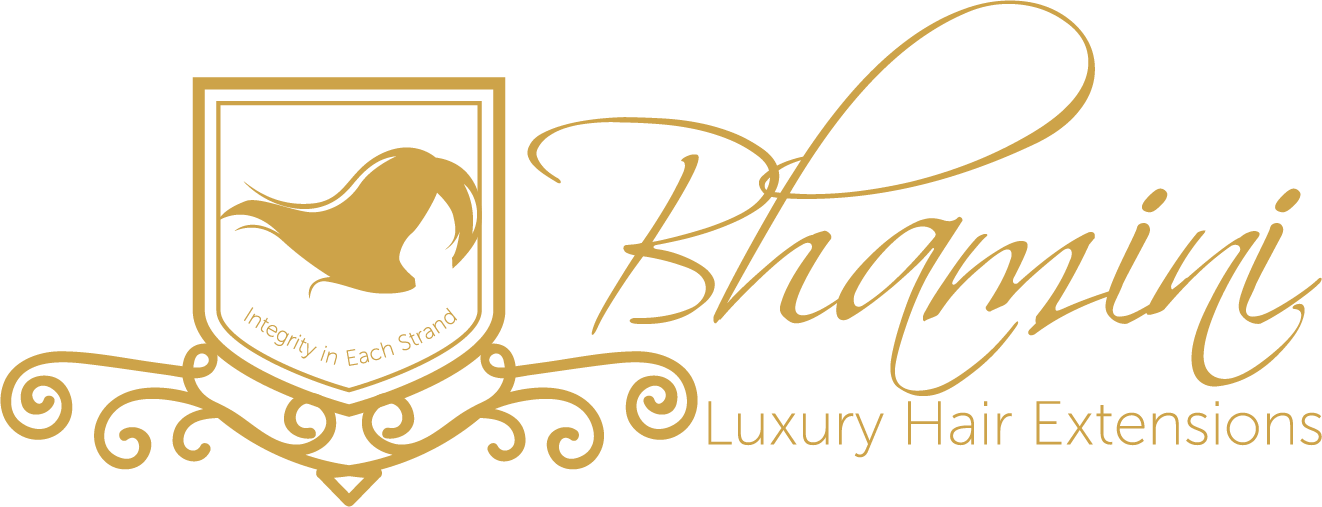 Bhaminin Luxury Virgin Hair Extensions - Family (1322x507), Png Download