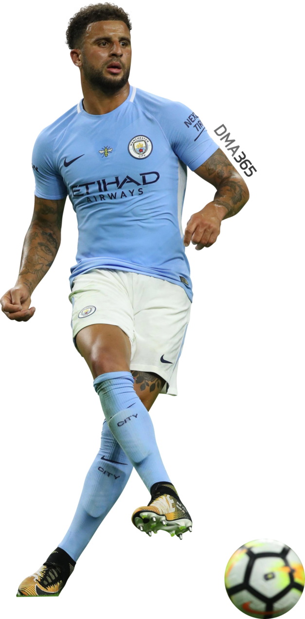 Kyle Walker Png (627x1273), Png Download