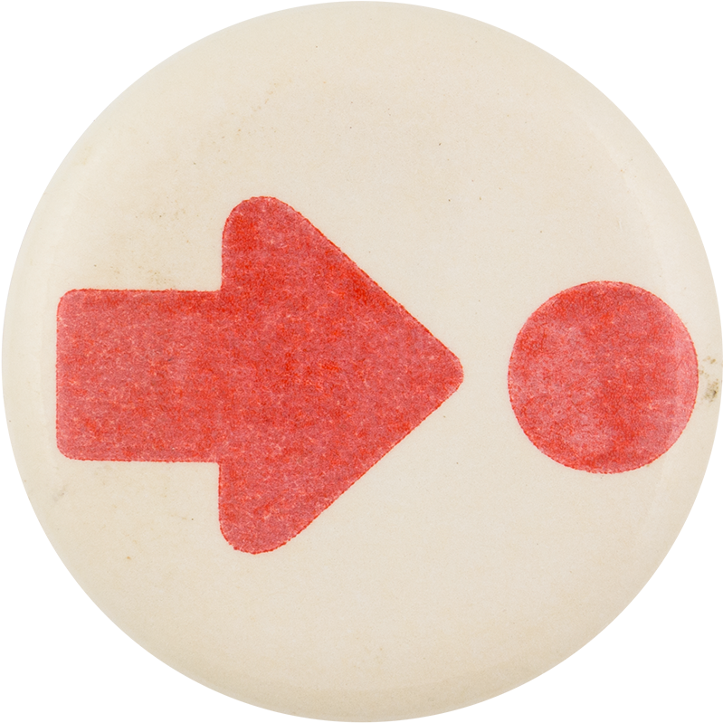 Red Arrow And Dot - Emblem (1000x902), Png Download