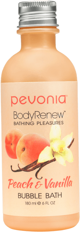 Peach & Vanilla Bubble Bath - Body Lotions Vanilla (600x800), Png Download