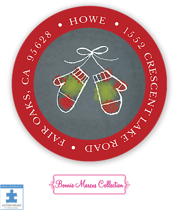 Home > Seasonal > Christmas > Gift Tag Stickers And - Autism Speaks (800x800), Png Download