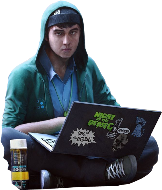 Watch Dogs 2 Mods Transparent Background - Josh Sauchak (732x834), Png Download