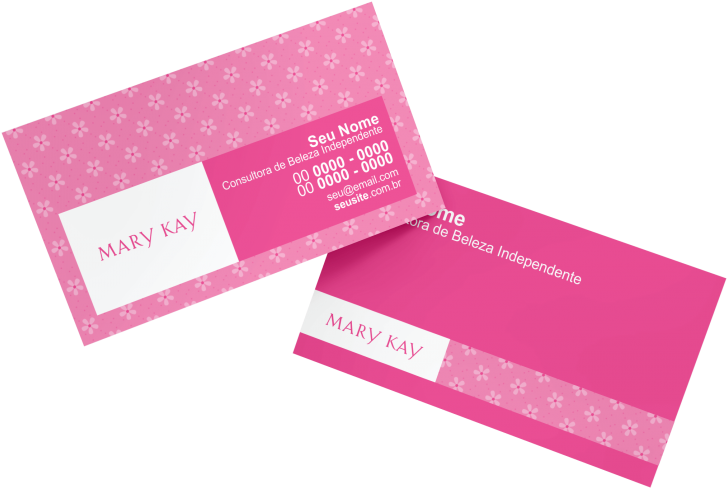 Cart O De Visita Mary Kay Acesse - Paper (768x549), Png Download