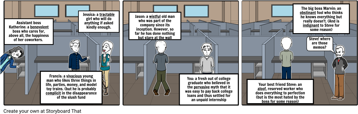 The People That Work At Your Office - Cartoon (1164x385), Png Download