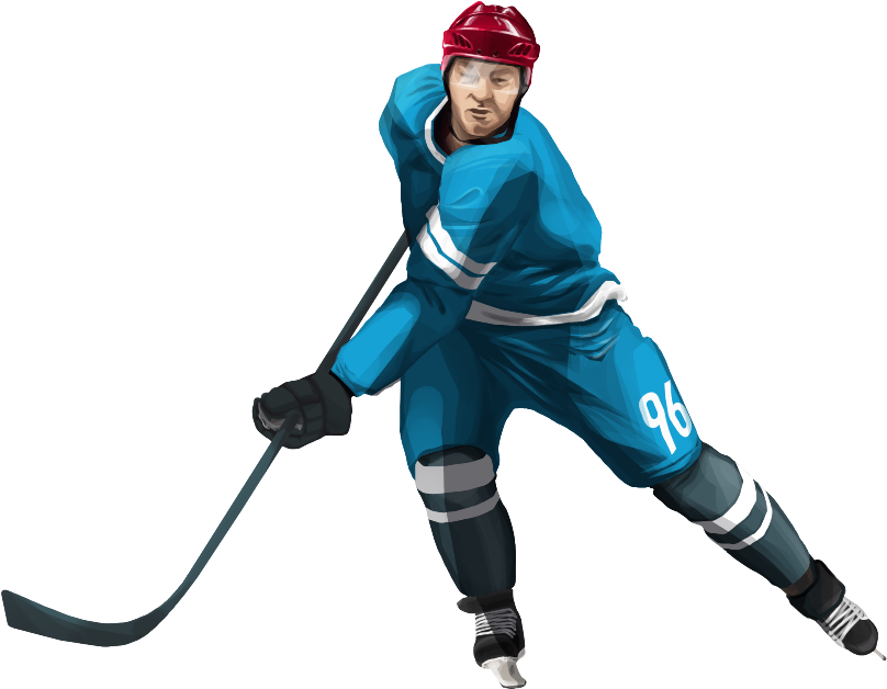 190,4 - College Ice Hockey (1208x906), Png Download