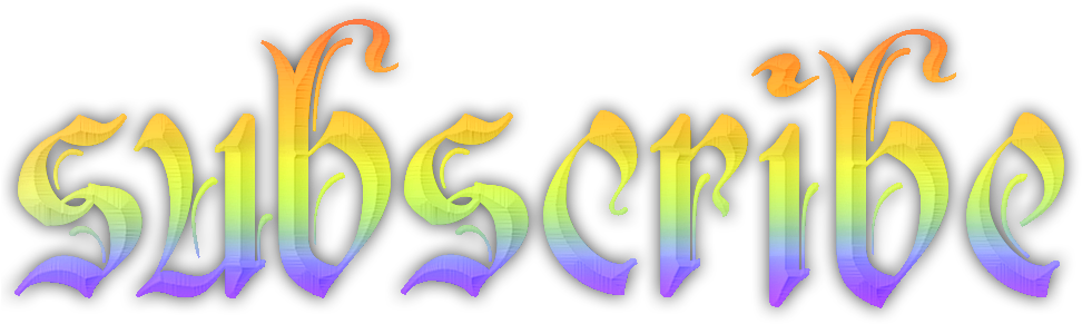 Rainbow Subscribe Free To Use Quq By Thetoxicdoctor - Graphic Design (1000x380), Png Download