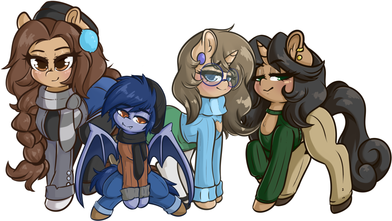 Wickedsilly, Bat Pony, Blue Eyes, Brown Eyes, Clothes, - Cartoon (1280x720), Png Download