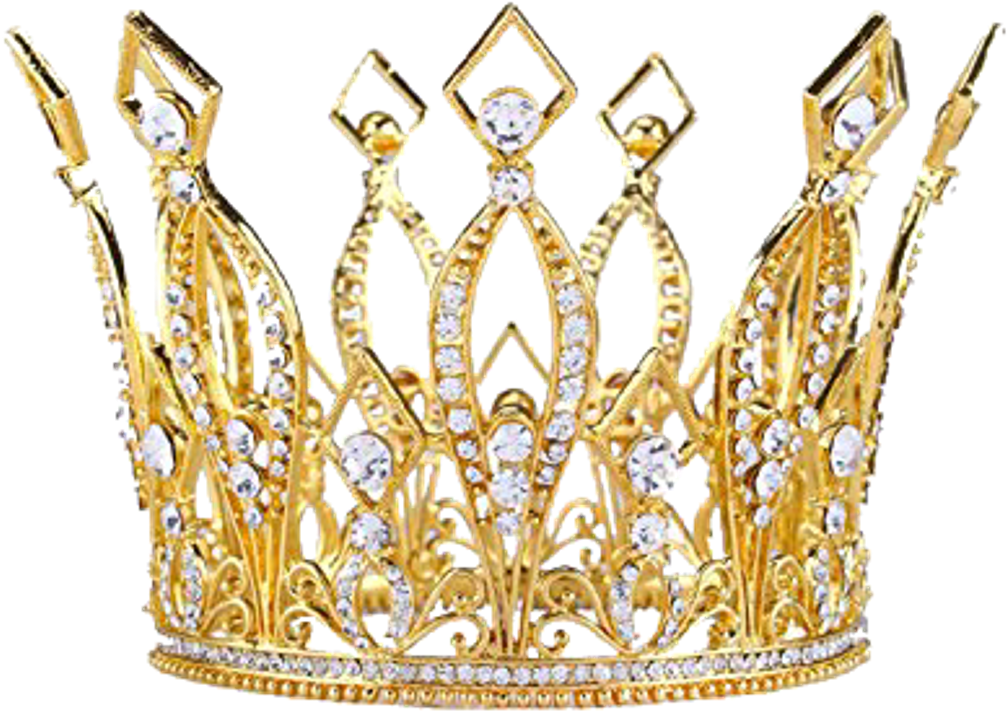 Tiara Sticker - Gold Queen Crown (1024x1024), Png Download