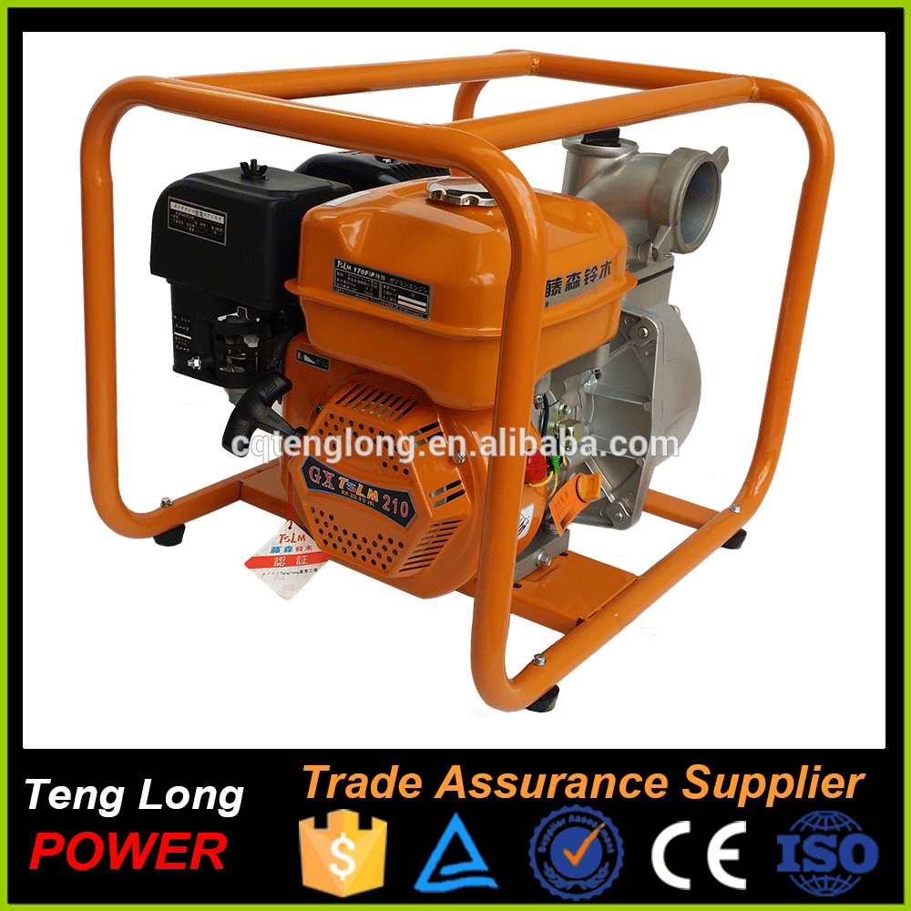 5hp Gasoline Fuel Agricultural Machinery Water Pump - Iso 9001 (1000x1000), Png Download