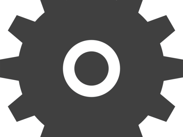 Download Hd Gears Clipart Logo Png Gear Flat Icon Transparent