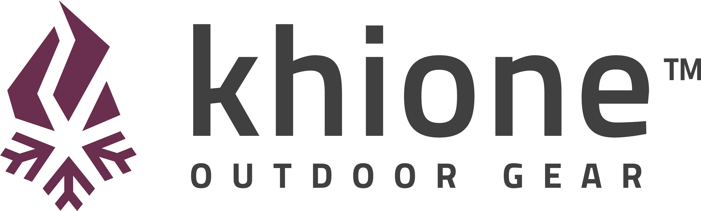 Khione Logo - Black-and-white (2676x756), Png Download