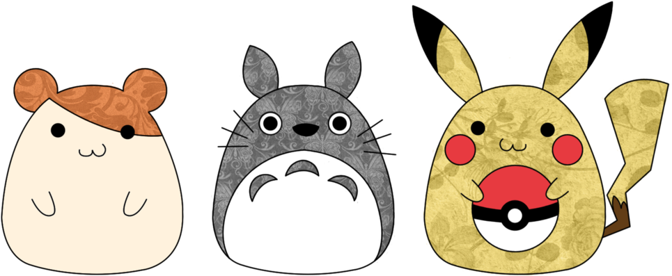 Totoro Kawaii (979x412), Png Download