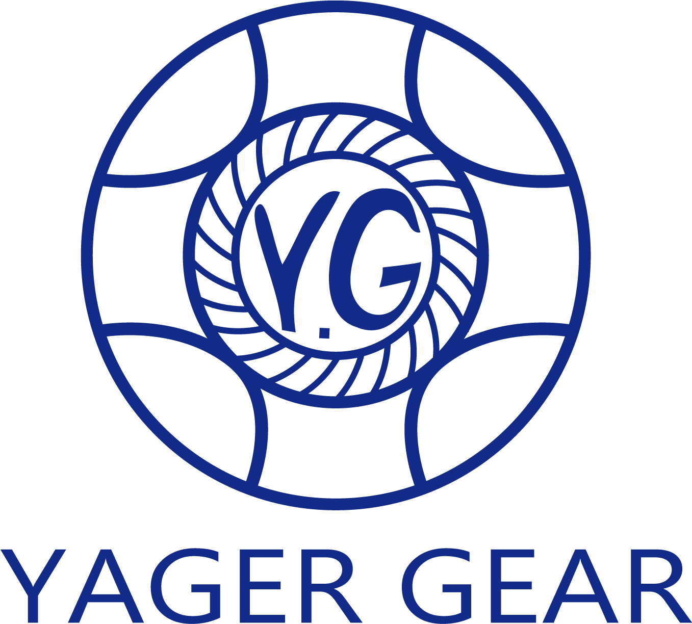 Yager Gear Logo Black - Earth (1600x1600), Png Download