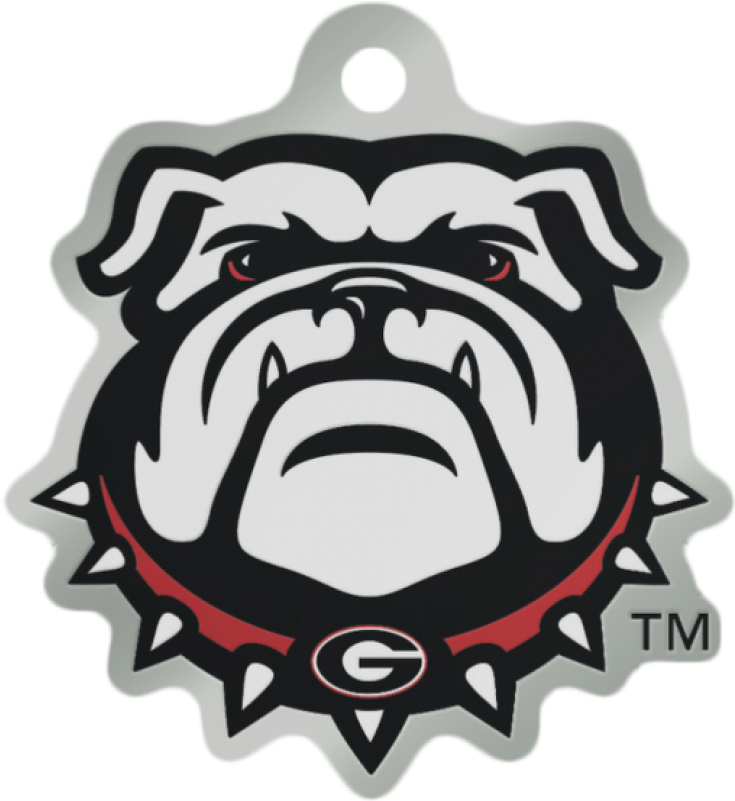 Georgia Bulldog Head Logo (800x800), Png Download