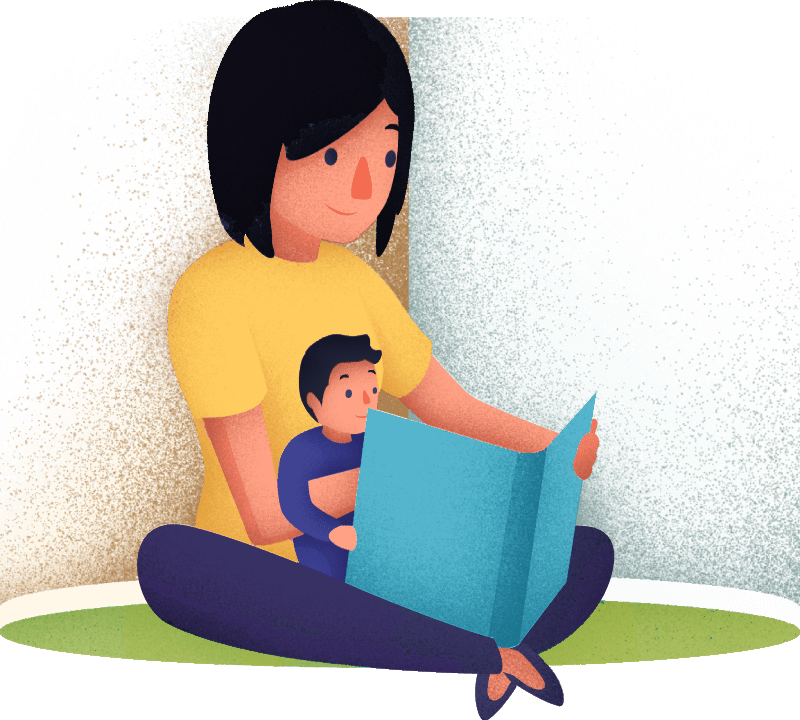 Search For Child Care In Maine - Babysitter Illustration (800x720), Png Download