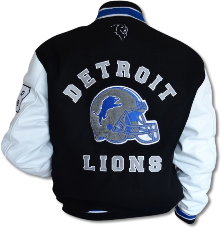 Detroit Lions Beverly Hill Cop Axel Foley Jacket - Detroit Lions Hoodie Jacket (800x800), Png Download