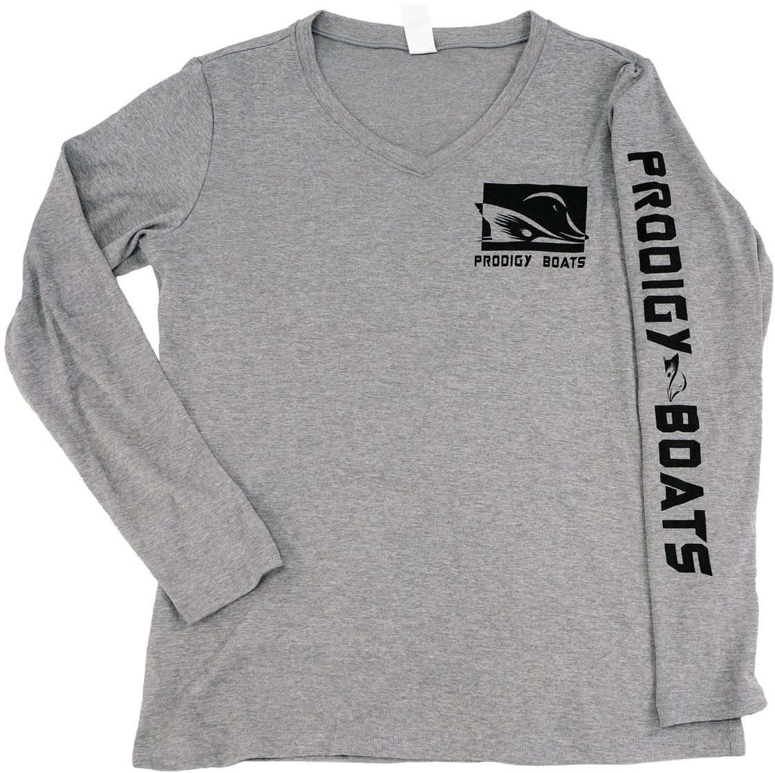 Prodigy Ladies Xtreme Tek Long Sleeve V Neck Shirt - Sweater (1229x1280), Png Download