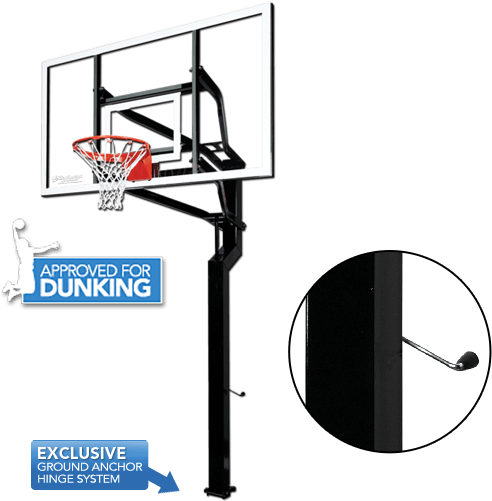 Wide Grip, Die-formed Extension Arms No Cut And Welded - Basketball Goal Without Background (790x500), Png Download