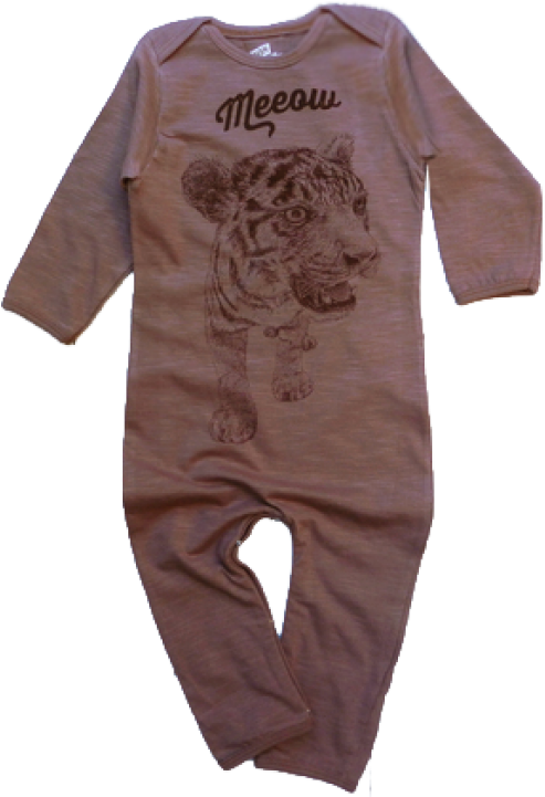 Lion Of Leisure Baby One-piece Suit Tiger - One-piece Garment (960x720), Png Download