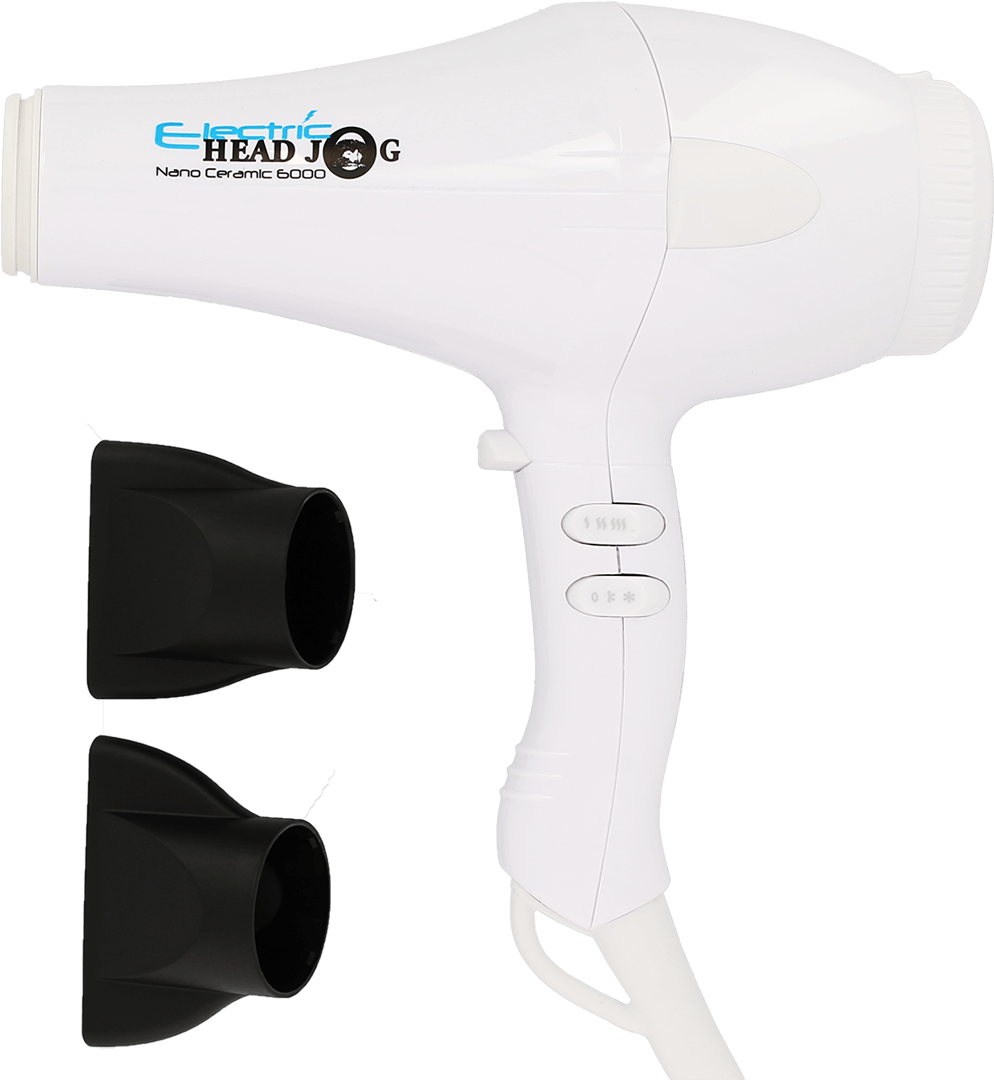 Hairtools Electric Head Jog Nano Ceramic 6000 Hair - Hair Dryer (1200x1200), Png Download