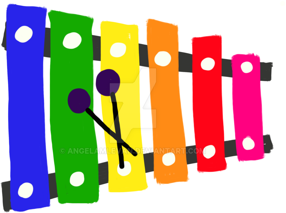 Xylophone By Angelamlevan Xylophone By Angelamlevan - Cartoon Png Image Of A Xylophone (1024x768), Png Download