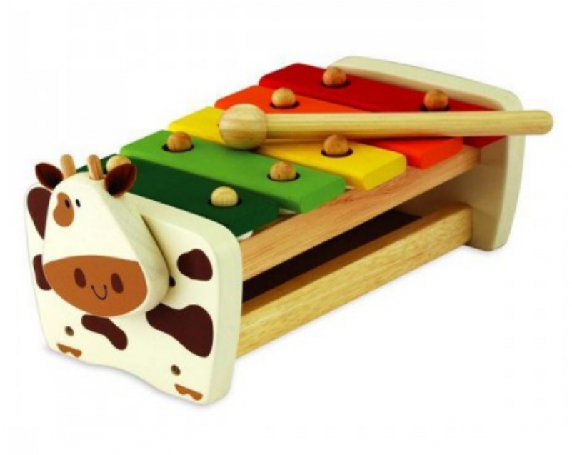 wooden Cow Xylophone - Glockenspiel (800x800), Png Download