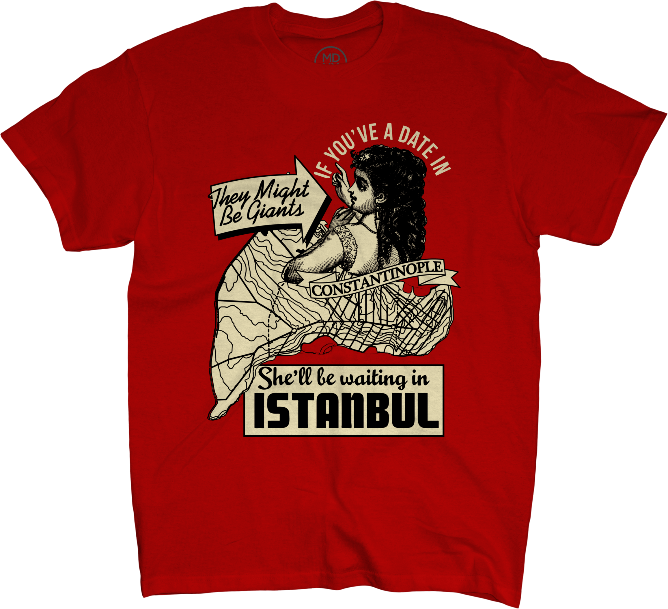 Istanbul On Red T-shirt - Sexy Hentai T Shirt (2314x2110), Png Download