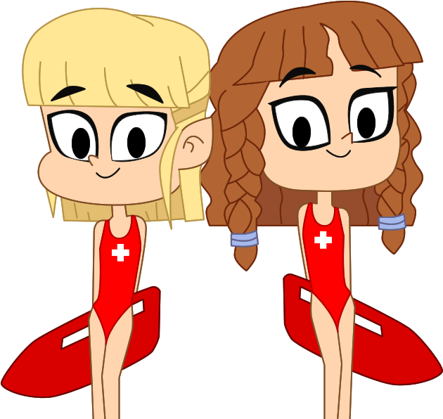 6 Elsa) Anna & Elsa For Looped's Episode "11 Minutes - Cartoon (640x613), Png Download